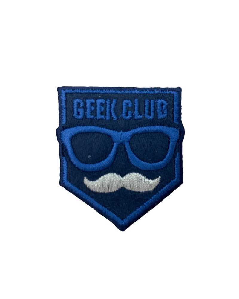 Aplicación Parche Termoadhesivo Escudo Gafas Bigote Parche 50x45 Mm