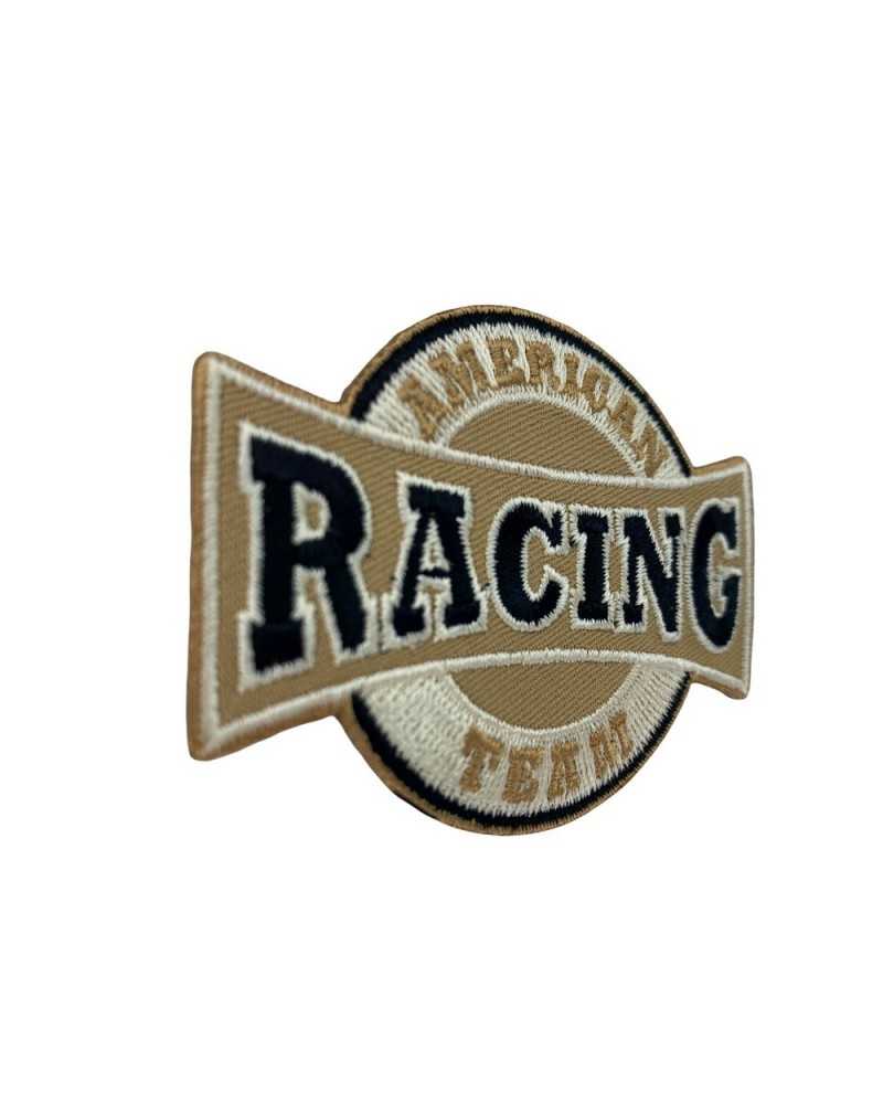 Gestickter Aufnäher mit thermoadhäsiver Anwendung, Sritta Racing American Team, 70 x 55 mm