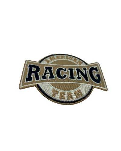 Aplicación Termoadhesivo Parche Bordado Sritta Racing Equipo Americano 70x55 Mm
