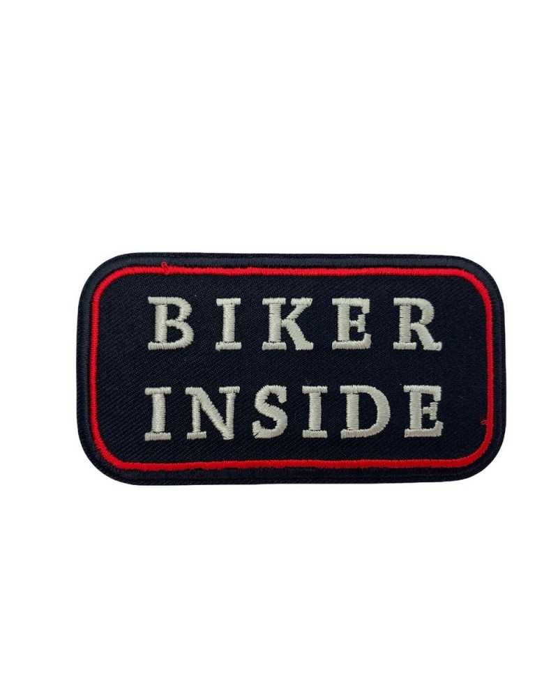 Schwarzer Motorrad-Aufnäher zum Aufbügeln, Emblem-Stickerei, 9 x 5 cm