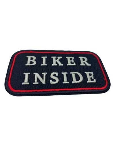 Schwarzer Motorrad-Aufnäher zum Aufbügeln, Emblem-Stickerei, 9 x 5 cm