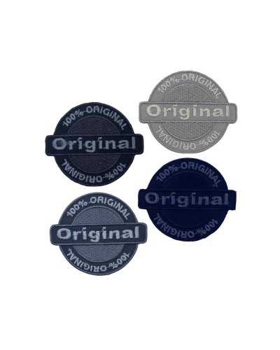 Men's Patch Original Written Embroidery Round Iron-on Application 65x55 Mm