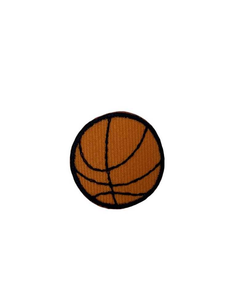 Applikation Ball Volleyball, Basketball, Fußball Aufnäher zum Aufbügeln, bestickter Sportstoff, 25 mm