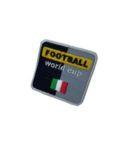 Application Thermoadhésive Patch Broderie Drapeau Italie Réfléchissant 45 Mm