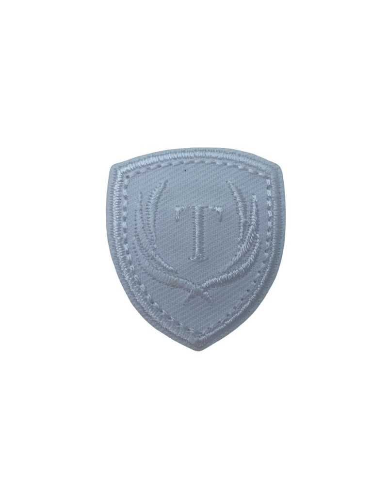 Toppa Patch Termoadesiva Tessuto Scudetto Ricamo T 30x35 Mm