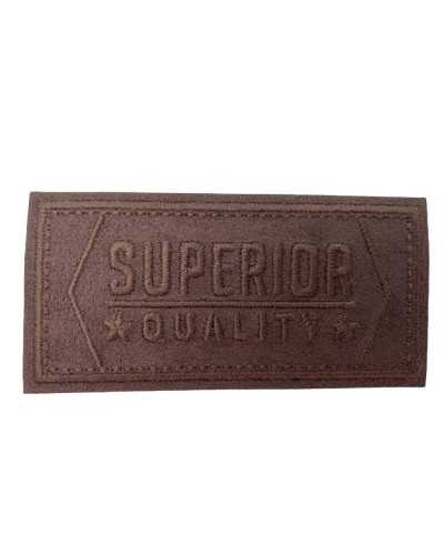 Application Patch Iron-on Patch Eco Suede Fabric Embroidery Superior Quality Stars 90x45 Mm