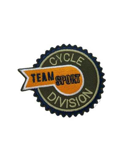 Aplicación Parche Sport Cycle Team Sport Division Bordado Termo Autoadhesivo 7x6 Cm