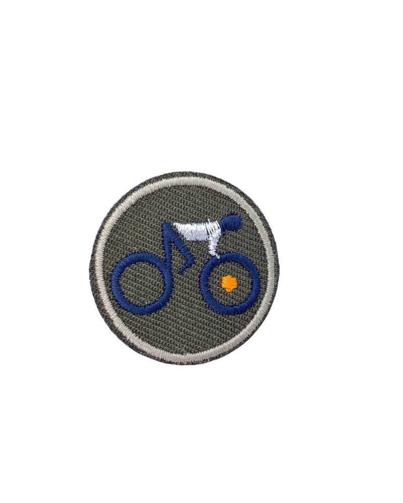 Application Ecusson Thermocollant Vélo Marbet Brodé Rond 3x3 Cm