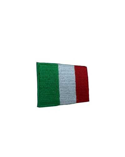 Applicazione Termoadesiva Ricamata Bandiera Italiana 40x25 Mm