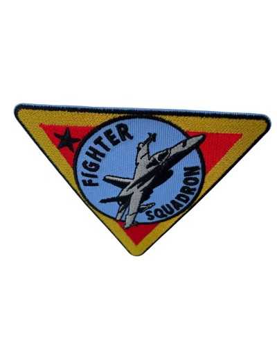 Applikation Dreieck-Aufnäher zum Aufbügeln, Stern-Flugzeug-Stickerei, 85 x 100 mm