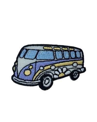 Patch Application Patch Thermocollant Tissu Broderie Peace Van 50x35 Mm