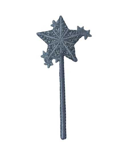 Aplicación Parche Termoadhesivo Bebé Bordado Varita Mágica Estrella 85x40 Mm