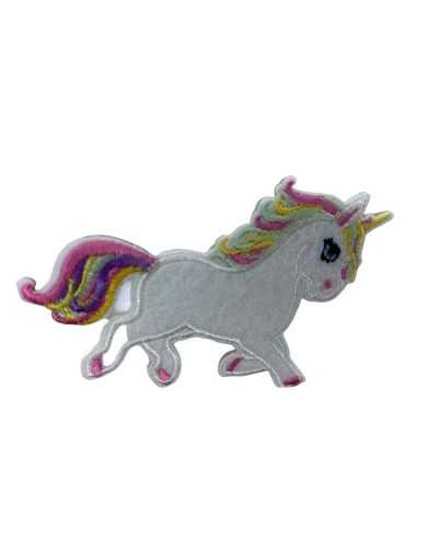 Einhorn-Patch, bestickt, zum Aufbügeln, selbstklebend, Mm 70 x 55