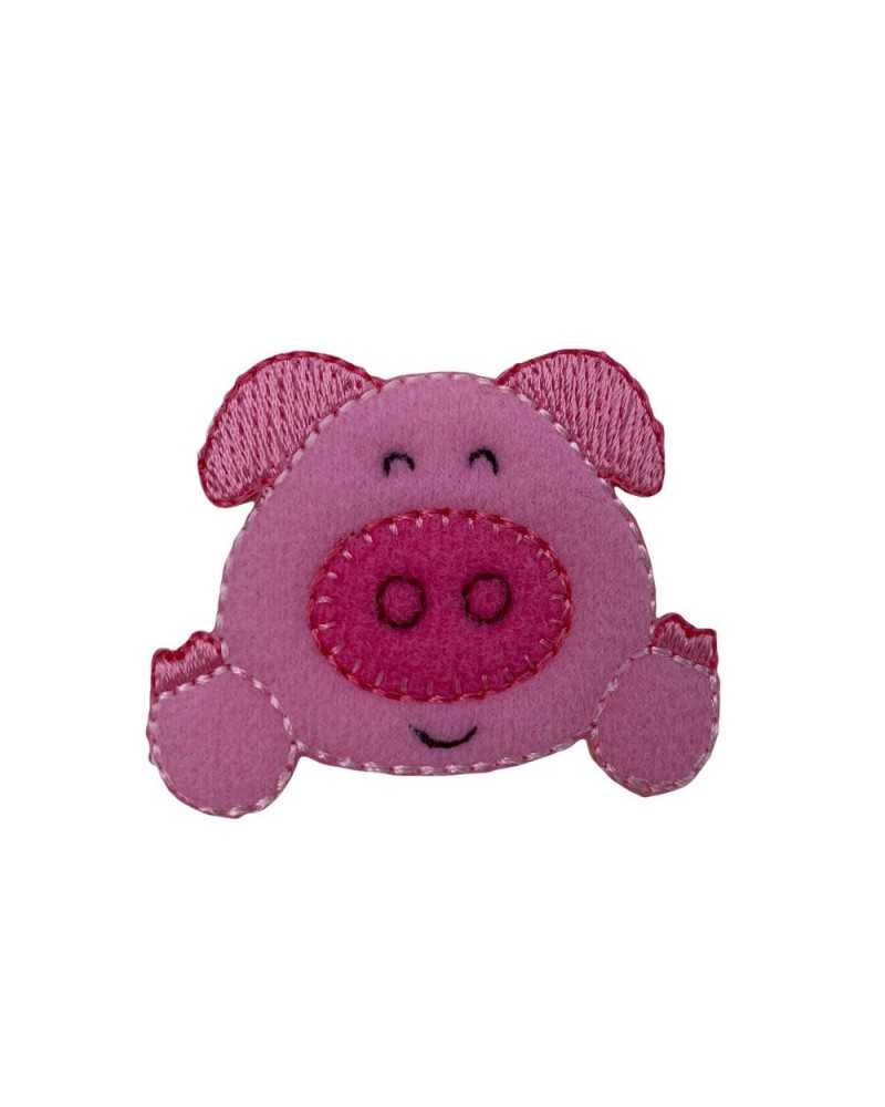 Parche Termoadhesivo Cerdo Rosa 5x4 Cm