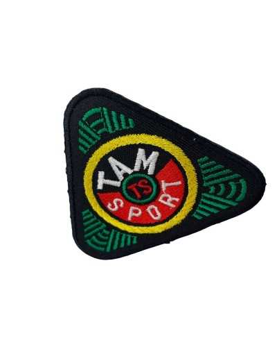 Thermoadhesive Application Black Triangle Patch Embroidery Tam Sport TS 9x7 Cm