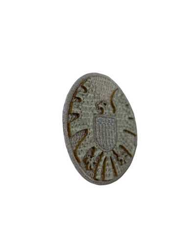 Application Iron-on Patch Beige Round Patch USA Eagle Embroidery 4 Cm