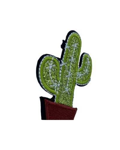 Aplicación Parche Termoadhesivo Cactus Parche 65x40 Mm