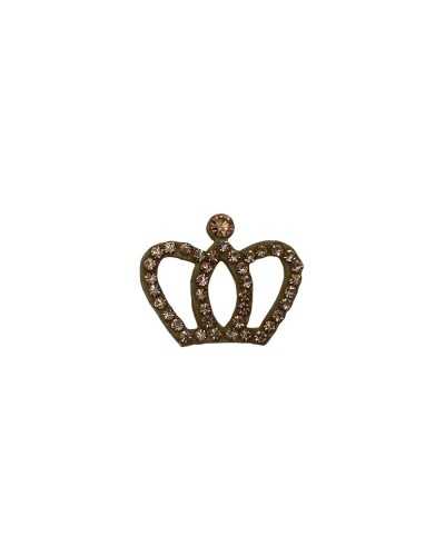 Patch Strass Thermocollant Application Couronne 25 Mm