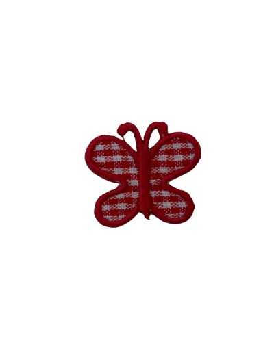 Aplicación Parche Termoadhesivo Vichy Bordado Mariposa 25 Mm