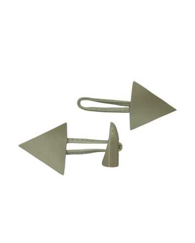Toggle Leatherette High Horn 3 Cm Colored Resin 13 Cm
