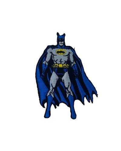 Applikationspatch zum Aufbügeln, Batman-Patch, Stickerei, cm 9 x 7