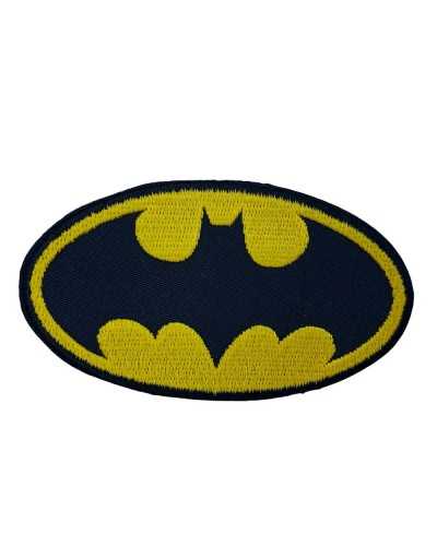 Batman Written Patch Iron-On Patch Bat Embroidered 8x4.5 Cm