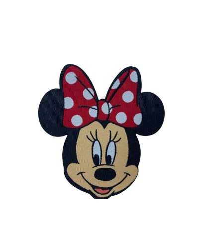 Patch Minnie Mouse Disney Head With Polka Dot Bow Mm 70x65