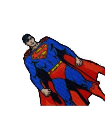 Écusson Brodé Application Thermocollante Marbet Superman Entier 80x55 mm
