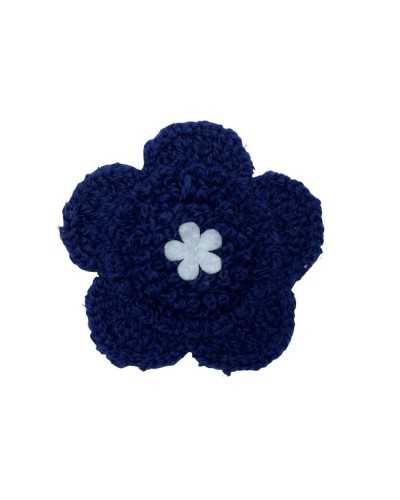 Application Thermocollante Fleur Crochet Patch 45 Mm