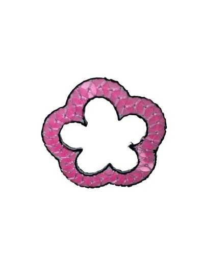 Application Iron-on Patch Flower Sequins 4 Cm