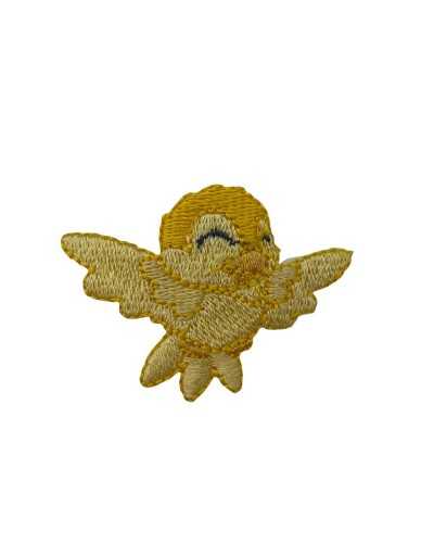 Anwendung Aufnäher zum Aufbügeln, Stickerei, Vogel, flüchtig, 45 x 35 mm