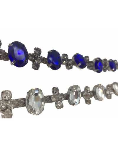 20 Cm Trimmings High Fashion Jewel Strass Stones 2 Cm High