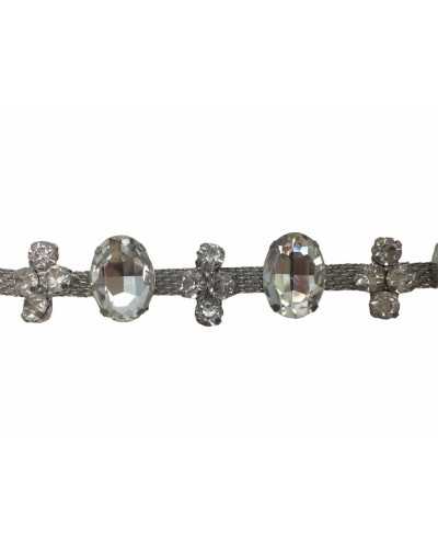 20 Cm Trimmings High Fashion Jewel Strass Stones 2 Cm High