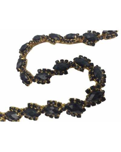 Adornos De 10 Cm Engaste De Diamantes De Imitación Piedras De Oro De 1 Cm De Alto