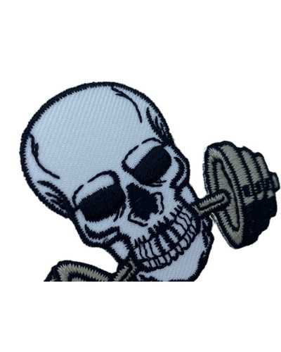 Application Skull Bilacere Thermoadhesive Patch Patch 6x5 Cm