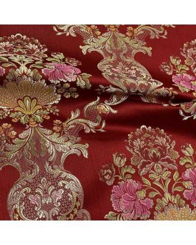 Damast-Polsterstoff, 50 cm, Barock-Medaillon-Brokat