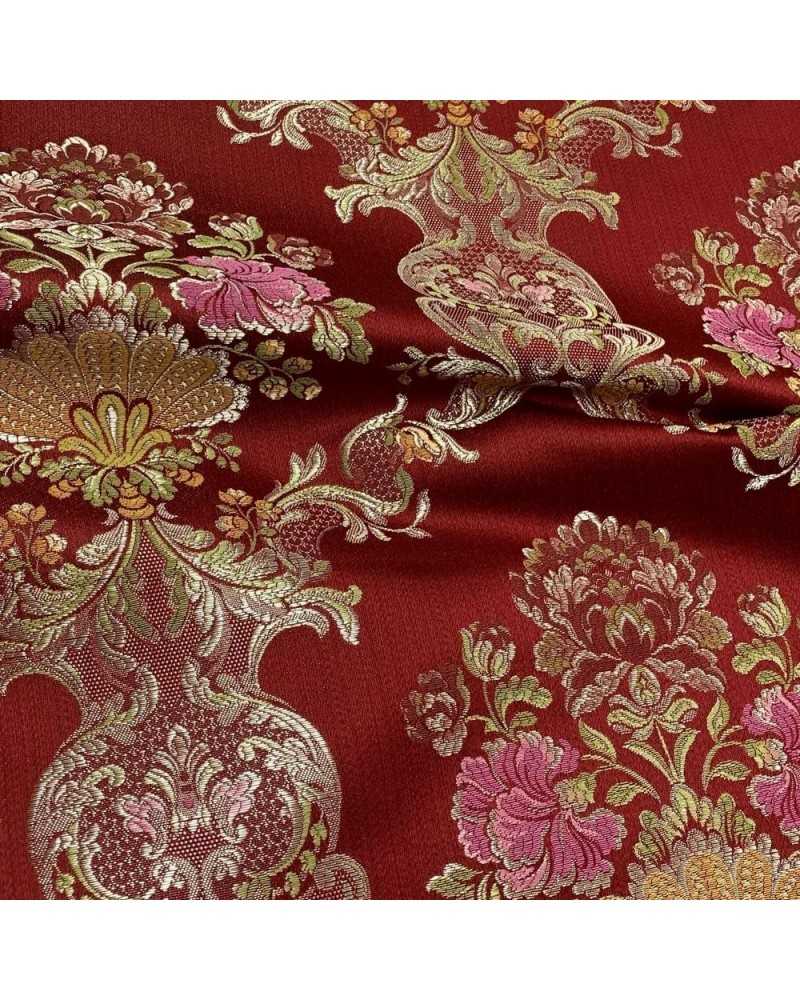 Damask Upholstery Fabric 50 Cm Baroque Medallion Brocade