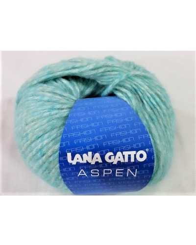 Aspen cat wool 50 grams green nuanced balls