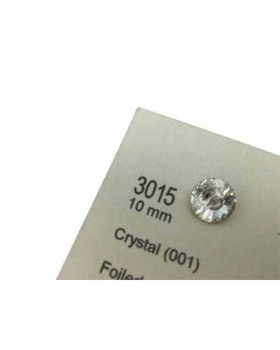 Swarovski Crystal Base Steel Jewel Button Measures 10 Mm