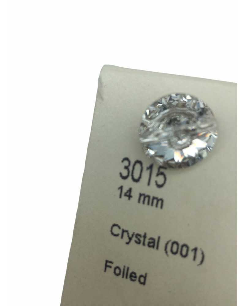 Swarovski Crystal Base Steel Jewel Button Size 14 Mm