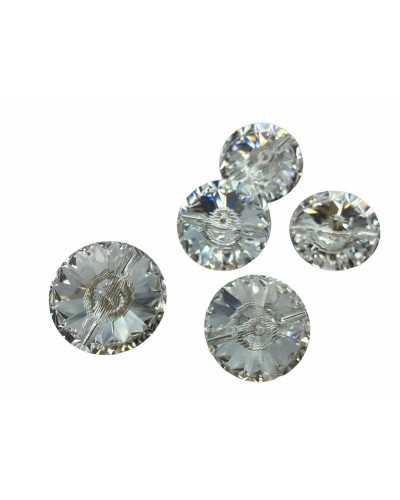 Swarovski Crystal Base Steel Jewel Button Measures 23 Mm