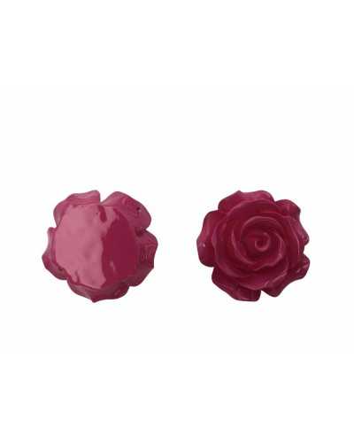 Plastic rose applications to sew, 3 cm large model