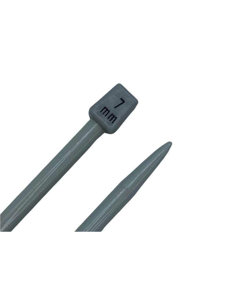 Needles for knitting cm 40 aluminum N 7 knitting needles