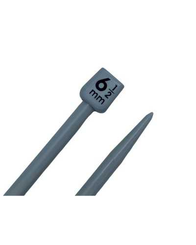 Aiguilles à tricoter avec boutons PONY cm 40 plastique mm 6,5