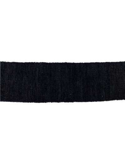 50 cm Besätze, elastischer schwarzer Chenille-Samt, 4 cm hoch