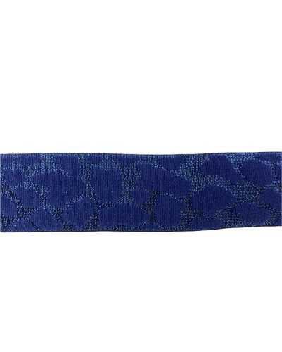 50 Cm Passementerie Élastique Animalier Léopard Lurex Haut 3,5 Cm