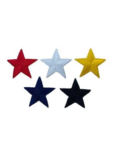 Stern-Patch-Applikation, thermoadhäsiv, fester Stick-Patch, 45 mm hoch