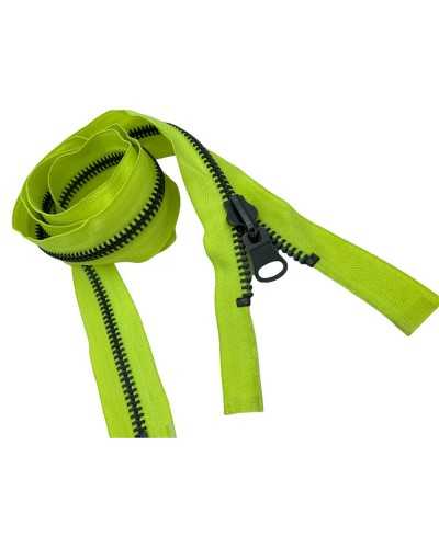 Zip Closure Zip Metal Chain 10 Mm Divisible Reversible Fluo High Visibility Jacket Cm 108