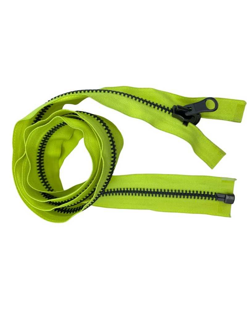 Zip Closure Zip Metal Chain 10 Mm Divisible Reversible Fluo High Visibility Jacket Cm 108