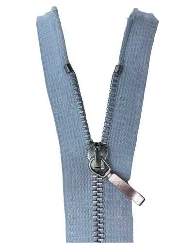 Cierre Cremallera Cadena De Metal Plateado 5 Mm Fijo Falda Pantalones Bolsa 16 Cm De Largo